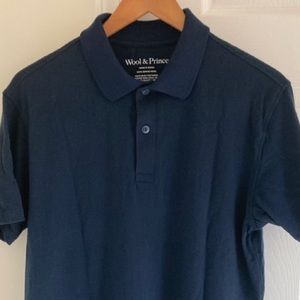 Wool and Prince Merino Wool Polo Shirt